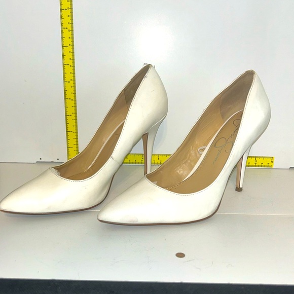 Jessica Simpson Shoes - Jessica Simpson White Pumps 4” Heel / Size 8